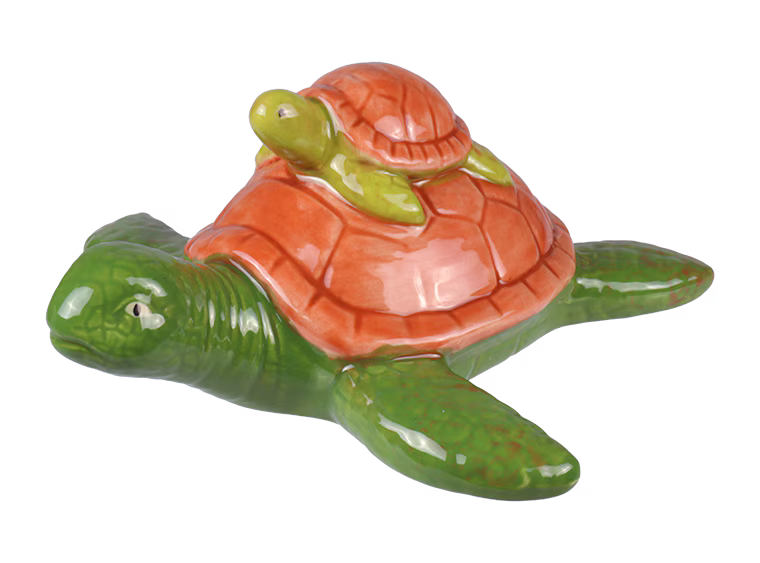 Mama and Baby Sea Turtle