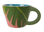 Monstera Leaf Latte Mug