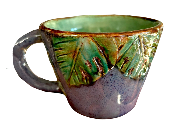 Monstera Leaf Latte Mug