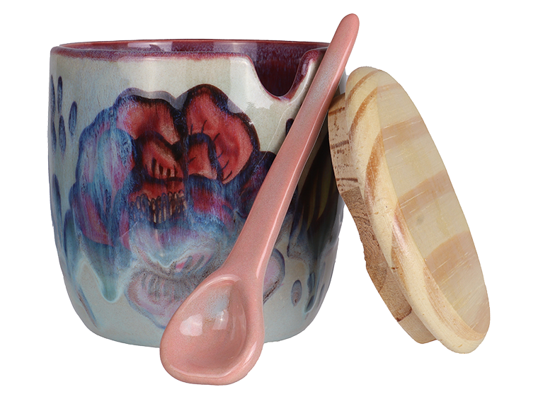 Fortune Salt Cellar w/ Spoon