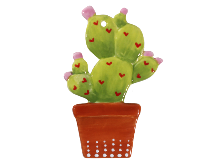 Potted Cactus Ornament
