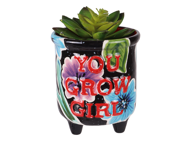 You Grow Girl Planter