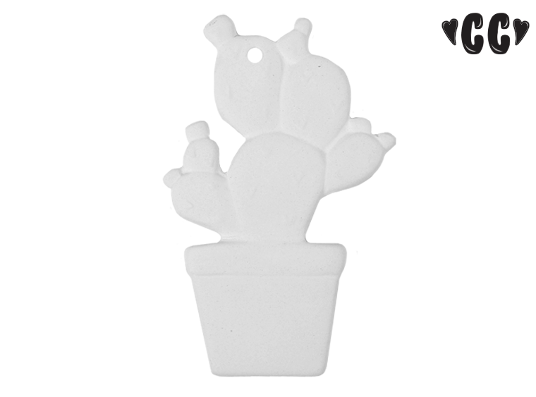 Potted Cactus Ornament